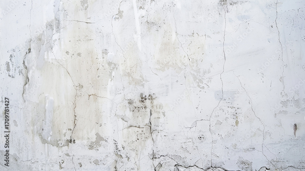 Obraz premium white concrete wall abstract shabby background