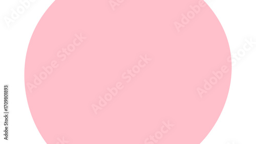 Soft pastel pink abstract shape with smooth curves on a clean white background. Ideal for minimalist design, branding, presentations, or gentle backdrops.
