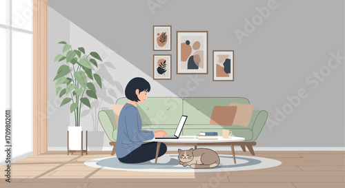 Remote Work Cozy Home Office Setup for Productivity and Comfort