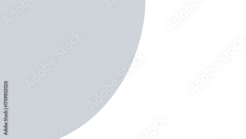 Abstract light grey curve on a pristine white background. A versatile minimalist graphic element for modern presentations, clean interfaces, branding, or web design.