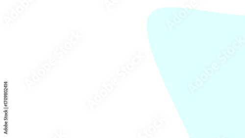 Minimalist abstract background with a soft light blue curve on white, offering clean copy space for modern design and branding.