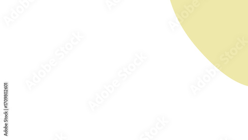 Minimalist background featuring a clean white surface with a soft, curved pastel yellow accent. Ideal for design, presentations, or branding.