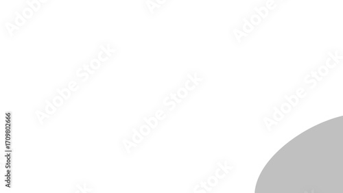 Minimalist white background featuring a subtle grey curved element, ideal for design, presentation, and copy space.