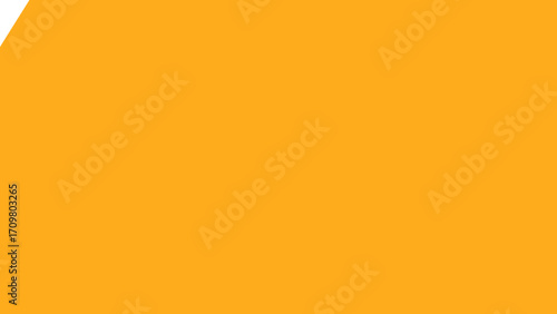Vibrant orange background with a subtle white geometric corner, perfect for design elements, presentations, and modern branding.