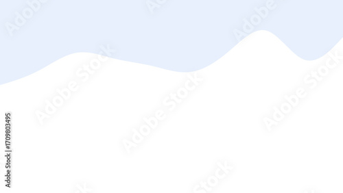 Soft light blue wavy abstract shape on a clean white background. Ideal for minimalist design, calming aesthetics, or modern branding. Simple, elegant, and serene.