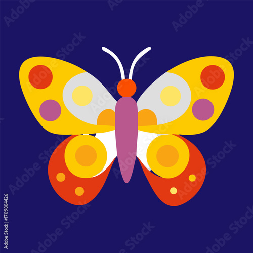 A collection of 16 realistic butterflies in various poses and angles, including top view with wings open, side views in mid-flight, and resting positions. Each butterfly has a unique wing shape and si