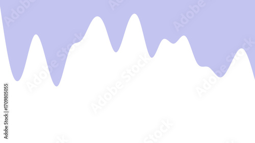 Abstract flowing purple shape on a clean white background, ideal for modern design, branding, presentations, and creative projects.