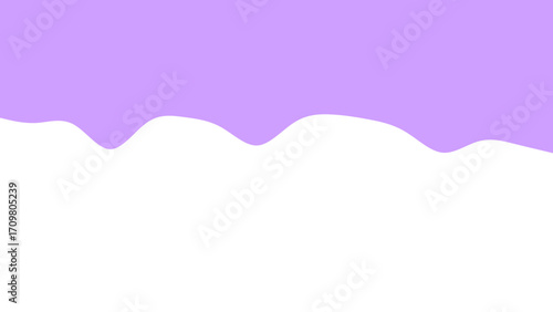 Abstract background featuring a smooth, flowing purple wave on a clean white surface, perfect for modern design, branding, or creative projects.