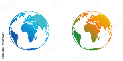 Creative half-Earth graphic with a transparent background, suited for travel agency websites and startup landing pages.

