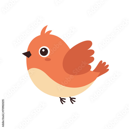 Cute Vector of Little Bird