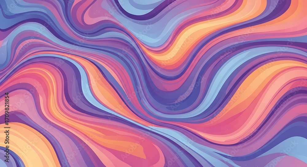 Fototapeta premium Abstract Colorful Swirling Pattern.