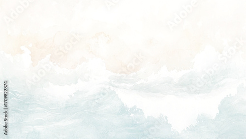 Beautiful blurry abstract black and white texture background with smoke, Abstract grunge white or grey watercolor painting background, Concrete old and grainy wall white color grunge texture.