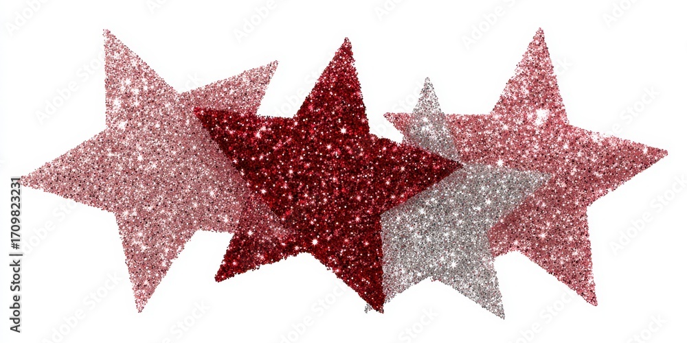 Obraz premium red star isolated on white background