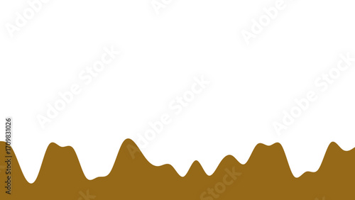 Viscous brown drip or melted chocolate on white, offering a sweet, appetizing background for food, confectionery, and packaging designs.