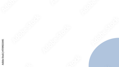 Clean, minimalist background featuring a partial pastel blue circle on a pure white canvas, ideal for modern design, branding, or website use.