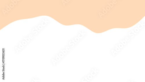 Abstract peach and white wavy background, perfect for modern design, branding, packaging, or digital media projects requiring a clean, soft aesthetic.