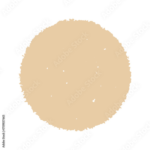 Organic Textured Beige Circle
