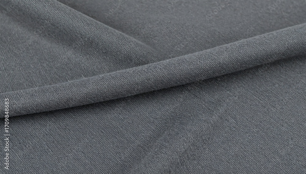 Fototapeta premium Gray fabric folds