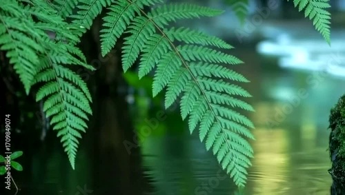 Wallpaper Mural A calm tropical rainforest with gentle rain and soft waves on a sandy beach 4k video  Torontodigital.ca