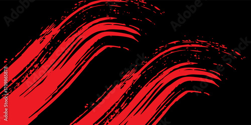red black brush pattern wrap car sticker banner abstract sporty lines black purple color combination grunge brush pattern design.