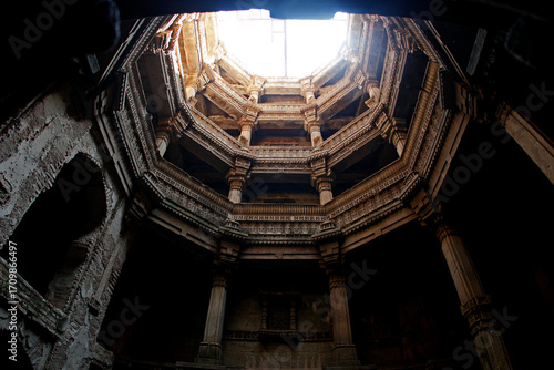 Adalaj ni Vav Adalaj Stepwell Rudabai Step well Ahmedabad Gandhinagar Gujarat India