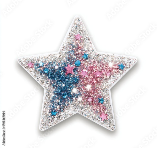 Sparkling star-shaped embellishment