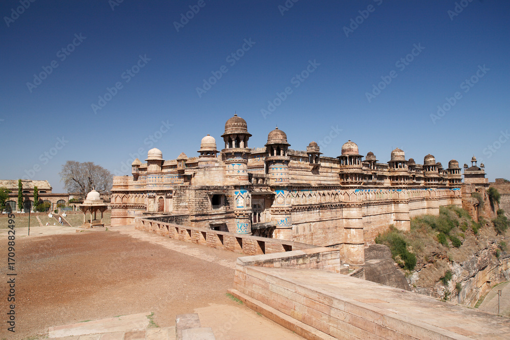 Fototapeta premium Gwalior Fort defence hill fort Gwalior India