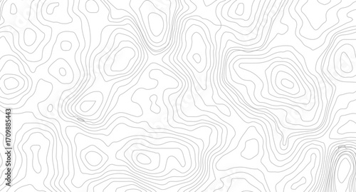 Topographic map contour background. Contour map vector. Map line of topography. Vector abstract topographic map concept with space for your copy. Wavy banners. Color geometric form stock illustration