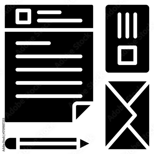 Brand Identity glyph icon
