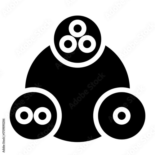 Phase   icon glyph style vector illustration	
