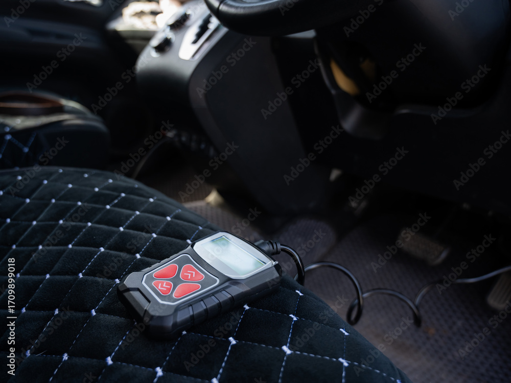 Obraz premium Diagnostic scanner by obd2 protocol. 