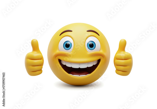 thumbs up emoji happy smiley face