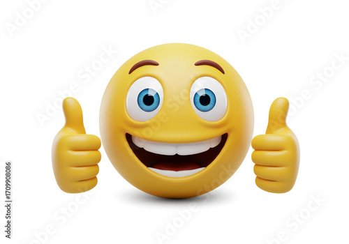thumbs up emoji happy smiley face