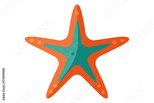 starfish isolated on white background