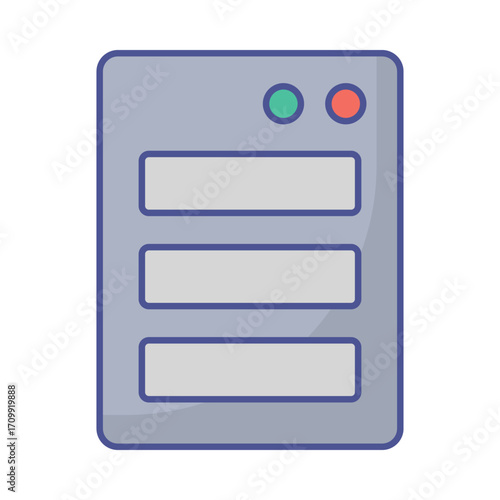 Web interface Vector Icon which can easily modify or edit