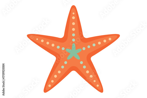 starfish isolated on white