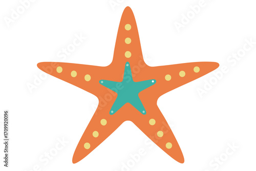 starfish isolated on white