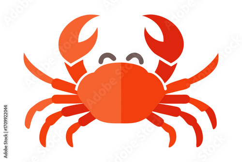 crab isolated on white background