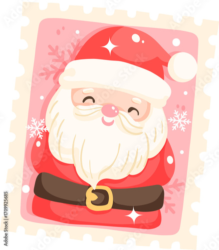 Santa Claus Postage Stamp