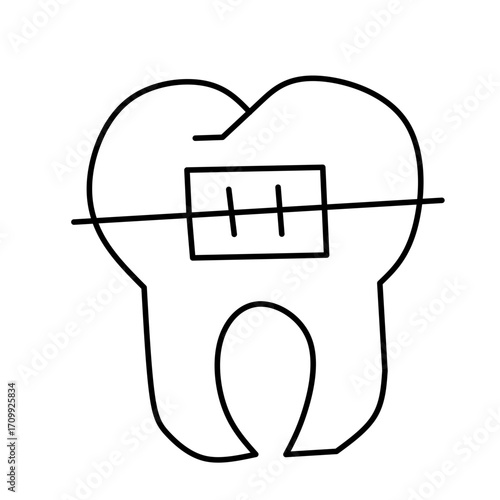 vector tooth icon