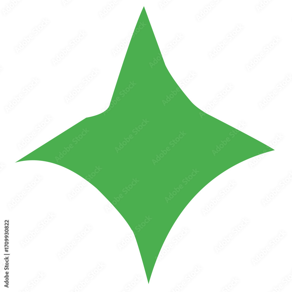 Obraz premium green leaf vector illustration