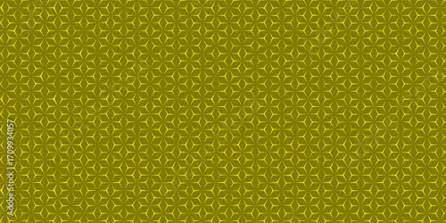 seamless geometric cubical 3D graphic design pattern. Dark Minimalist 3D Lit Transparent Cubes Grid Pattern. Cube seamless background. Vector illustration. Vector seamless geometric hexagon pattern.