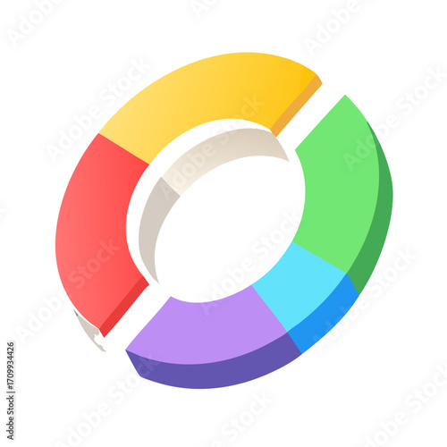 Pie Chart Vector Icon