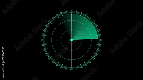 Digital radar screen infographic HUD call loading radar targets and futuristic user interface computer system and technology concept HUD Signal transmitted Sonar radar. sonar, submarine, ta