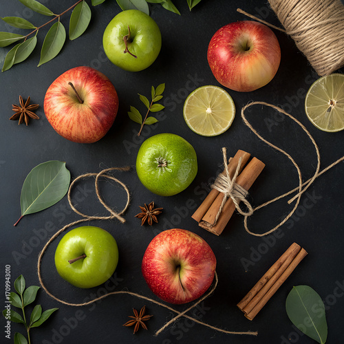 apples and cinnamon