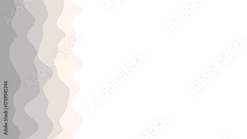 Abstract wavy lines in a subtle grey and beige gradient create a tranquil, modern background for presentations, branding, or web design.