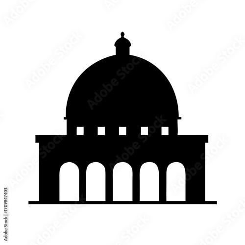 taj mahal vector illustration