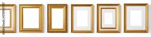 Gold picture frames