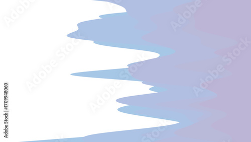 Abstract gradient background featuring smooth, wavy shapes in calming blue and purple tones, ideal for modern design, branding, and digital presentations.