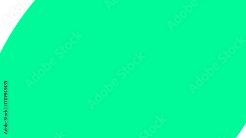 Dynamic emerald green abstract background with a gentle white curve, creating a fresh and modern visual. Ideal for digital media, presentations, and branding applications.